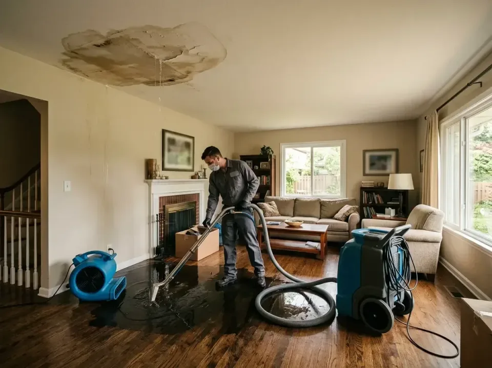 attic-pipe-burst-ceiling-drip-008 — frequently asked questions, Water Damage Restoration & Carpet Care in Seaford, DE